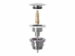 Sale Sifón De Lavabo Klik-Klak Universal Grey Cañería
