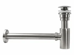 Rea Sifón De Lavabo Klik-Klak Universal Brush Nickel