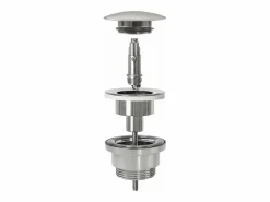 Rea Sifón De Lavabo Klik-Klak Universal Brush Nickel