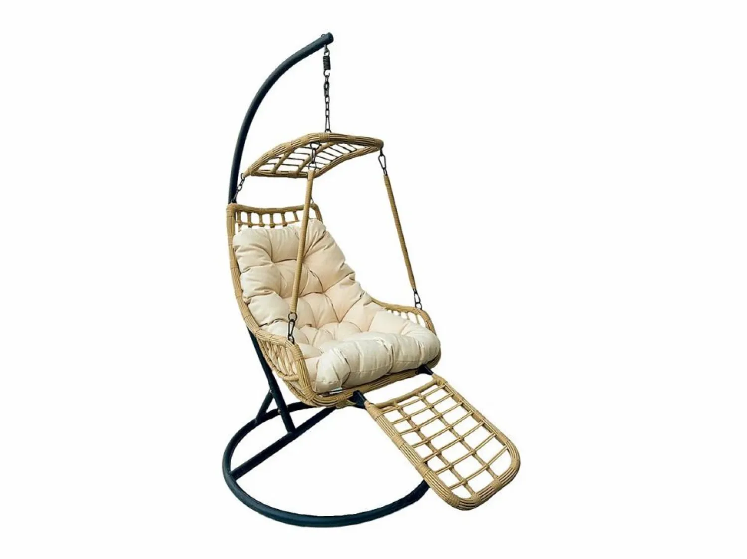 Discount Silla Colgante Yoevu - con reposapiés para interior y exterior - YV-RELAXCHAIR Sillón Colgante