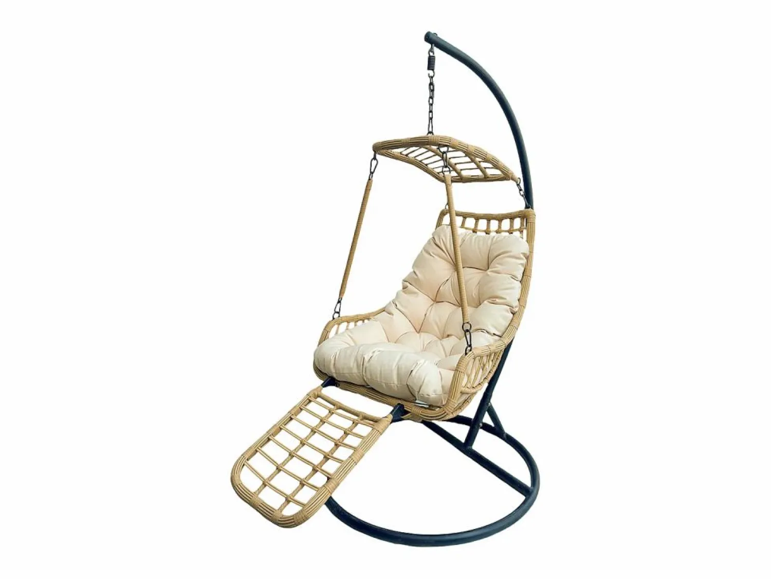 Discount Silla Colgante Yoevu - con reposapiés para interior y exterior - YV-RELAXCHAIR Sillón Colgante