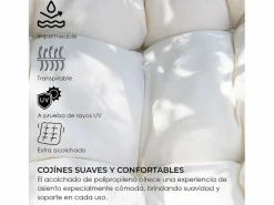 Discount Silla Colgante Yoevu - con reposapiés para interior y exterior - YV-RELAXCHAIR Sillón Colgante