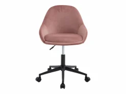 Outlet Vente-unique Silla con ruedas de escritorio NAODY 3771873 Rosa