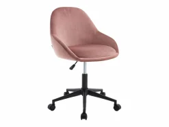 Outlet Vente-unique Silla con ruedas de escritorio NAODY 3771873 Rosa