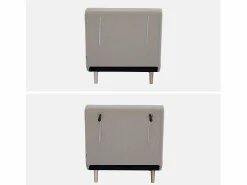 Discount Sweeek Silla convertible en cama tela base madera, 1 plaza Beige