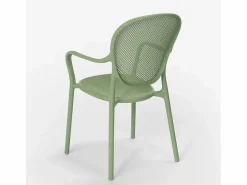 Hot AHD Silla de comedor moderna para bar, restaurante y cocina al aire libre en polipropileno Clara - oscuro Verde