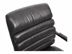 Clearance MCW Silla de conferencia -H31, piel sintética negra Negro