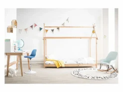 Discount Miliboo Silla de escritorio diseño infantil STEEVY Rosa