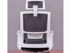 New Nest Dream Silla de escritorio ergonómica en malla transpirable y reposacabezas ajustable - Mesh - Negro