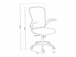 Best Silla de escritorio Lexi giratoria altura regulable /blanco Silla De Escritorio