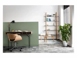 Clearance Silla de escritorio y madera clara con ruedas BENT Silla De Oficina