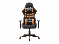 Clearance Silla de gaming de cuero sintético negro y Silla Gaming