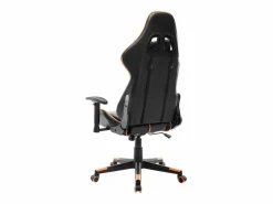 Clearance Silla de gaming de cuero sintético negro y Silla Gaming