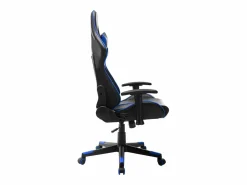 Online Silla de gaming de cuero sintético negro y Silla Gaming
