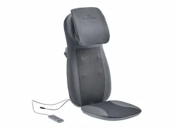 Vente-unique Silla de masaje de imitación de cuero - 3 modos e intensidades de masaje - Negro - APASIA