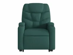 Silla de masaje reclinable de pie de tela verde oscura SHL2214 Verde pino