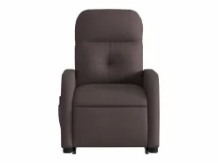 Silla de masaje reclinable de pie de tela marrón oscuro SHL8485 Sillón De Masaje