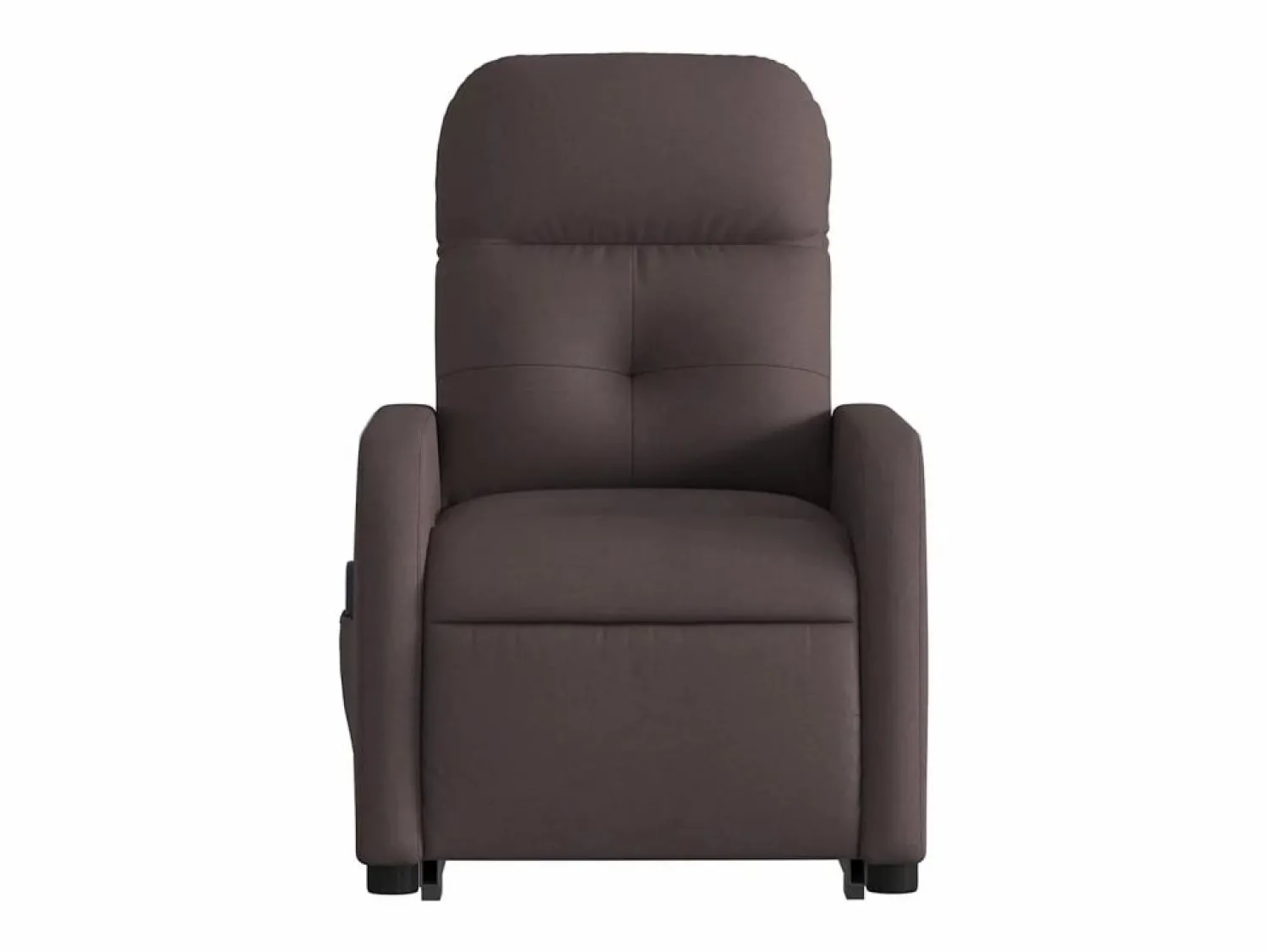 Silla de masaje reclinable de pie de tela marrón oscuro SHL8485 Sillón De Masaje