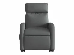 Silla de masaje reclinable de pie de tela gris oscuro SHL2074