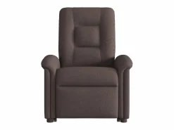 Hot Silla de masaje reclinable de pie de tela marrón oscuro SHL3823 Marru00f3n