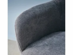 Best Silla de oficina con ruedas ajustable metal y tela Silla De Escritorio