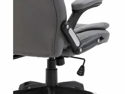 vidaxl Silla de oficina de cuero sintético