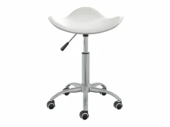 Outlet Clicnbuy Silla de oficina de cuero sintético Blanco