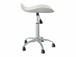 Outlet Clicnbuy Silla de oficina de cuero sintético Blanco