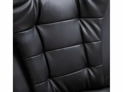 New Silla de oficina de cuero sintético negra Silla De Oficina