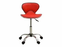 vidaxl Silla de oficina de cuero sintético