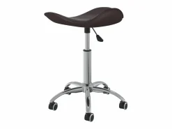 Silla de oficina de cuero sintético marrón Silla De Escritorio