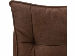 Online vidaxl Silla de oficina de masaje de tela marrón Marru00f3n