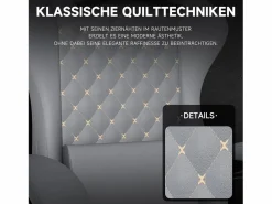 Hauss Spole Silla de oficina de masaje con reposapiés - Silla gaming de piel sintética - Color negro Gris