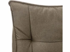Outlet Silla de oficina de masaje de tela gris taupé Silla De Oficina