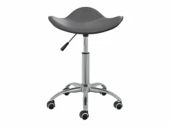 Sale Silla de oficina de piel sintética gris Taburete De Oficina