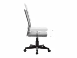 Clicnbuy Silla de oficina de tela de malla 44x52x100 cm