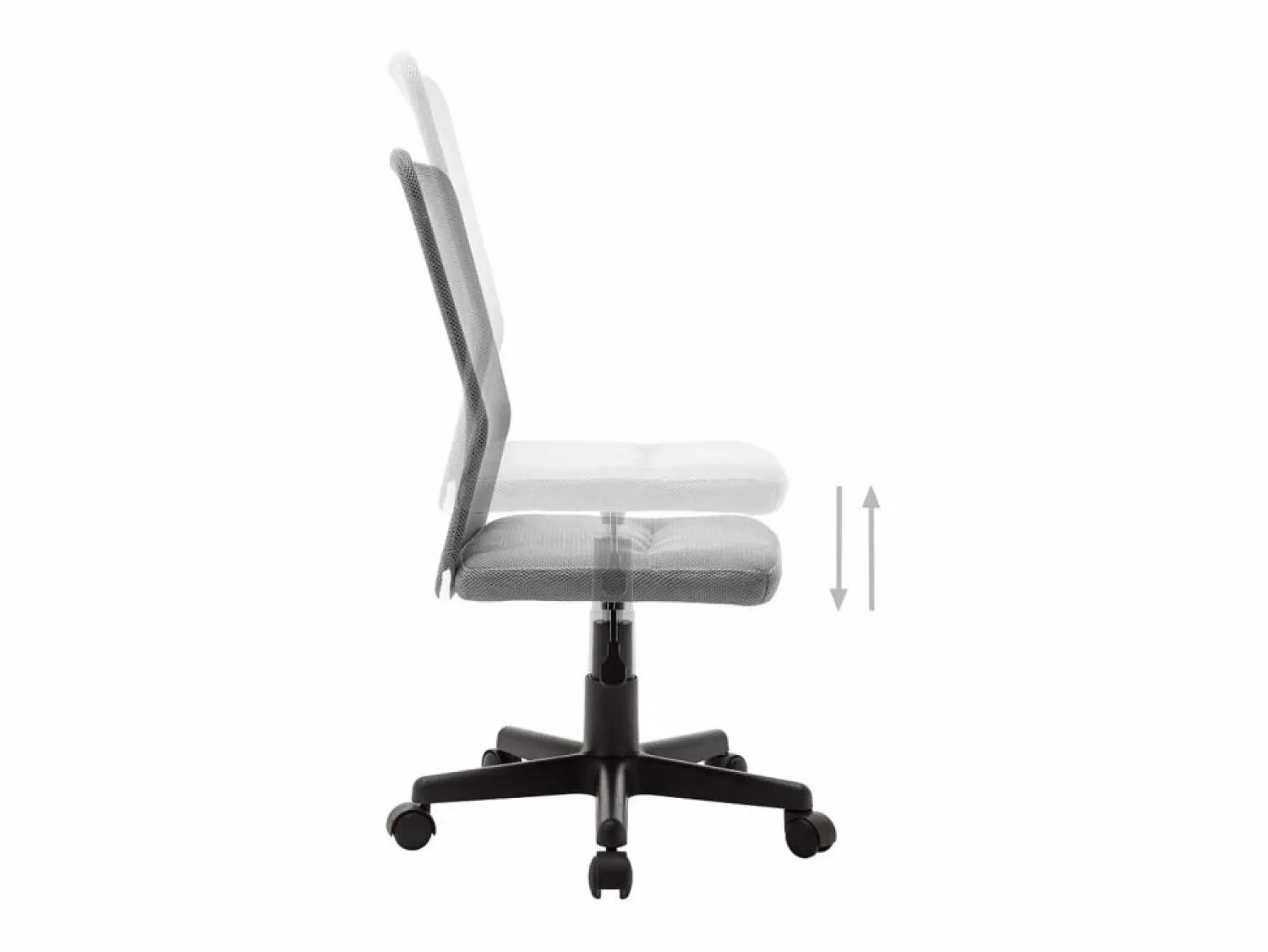 Clicnbuy Silla de oficina de tela de malla 44x52x100 cm