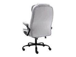 Online vidaxl Silla de oficina de terciopelo claro Gris
