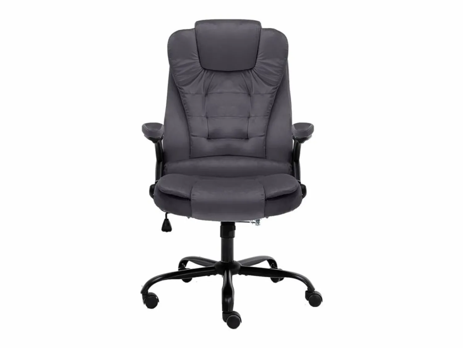 vidaxl Silla de oficina de terciopelo oscuro