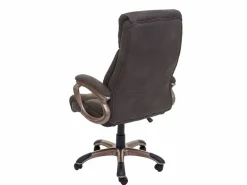 Sale Silla de oficina Denver, suede look gris oscuro Silla De Oficina