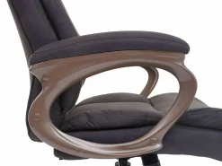 Sale Silla de oficina Denver, suede look gris oscuro Silla De Oficina