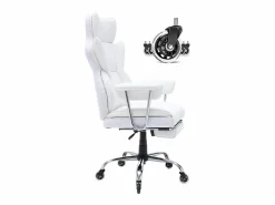 Best Silla de Oficina Ejecutiva SucceBuy, Reclinable con Reposapiés y Balanceo de 90 a 120° Silla De Escritorio