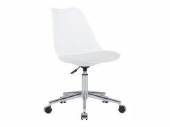 Hot Vente-unique Silla de oficina en polipropileno y polipiel - XAFY Blanco
