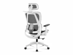 Outlet ADEC Silla de oficina Ergo altura regulable transpirable 118-124x70x70 cm Blanco