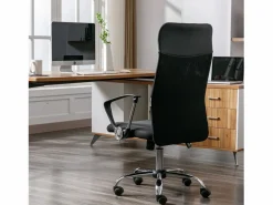 Silla de Oficina Ergonómica Giratoria con Reposabrazos, Ejecutiva, - ZIK