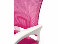 Sale Silla de oficina ergonómica giratoria ajustable en altura, asiento de tejido Mesh, soporte lumbar, ruedas suaves FLAG-E ( blanco) Silla De Escritorio
