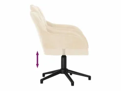 Discount Silla de oficina giratoria de terciopelo color Silla De Escritorio