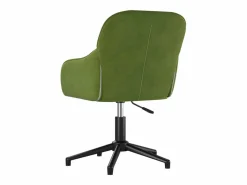 Silla de oficina giratoria de terciopelo claro ES802663