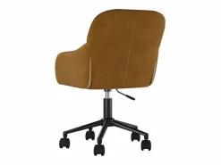 Outlet Silla de oficina giratoria de terciopelo marrón ES903146 Marru00f3n