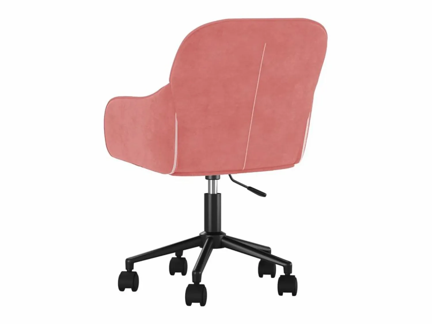 Outlet Silla de oficina giratoria de terciopelo ES604908 Rosa